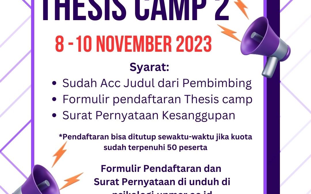 Thesis Camp 2